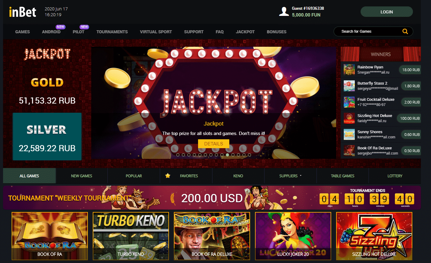 Inbet casino